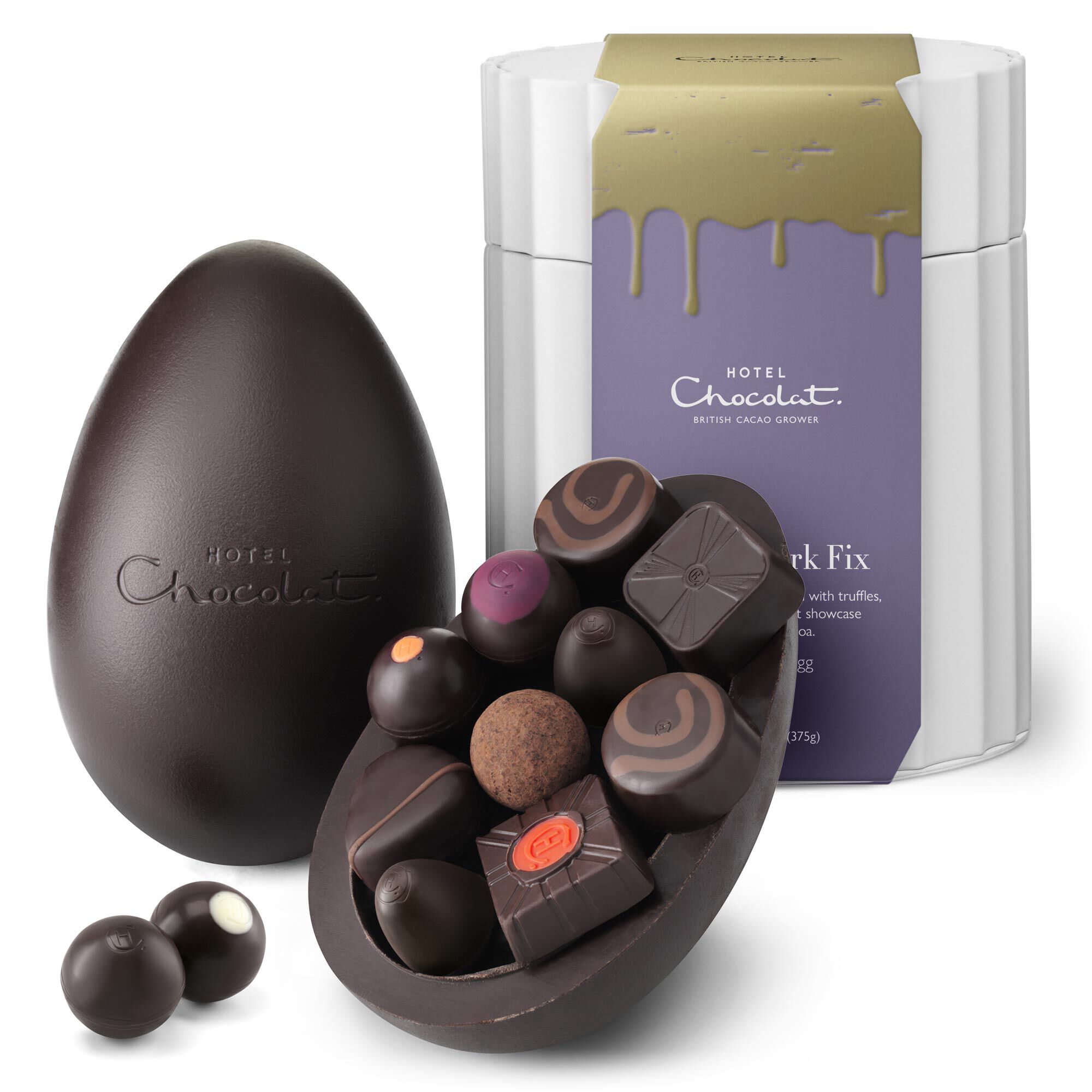 dark chocolate easter eggs