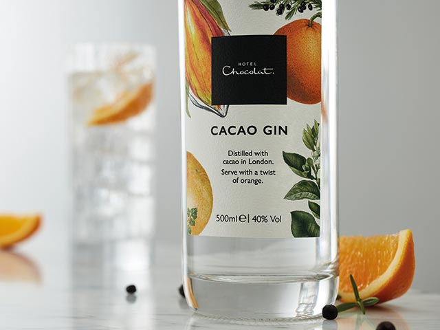 Salted Caramel Cacao Vodka Liqueur 500ml Hotel Chocolat